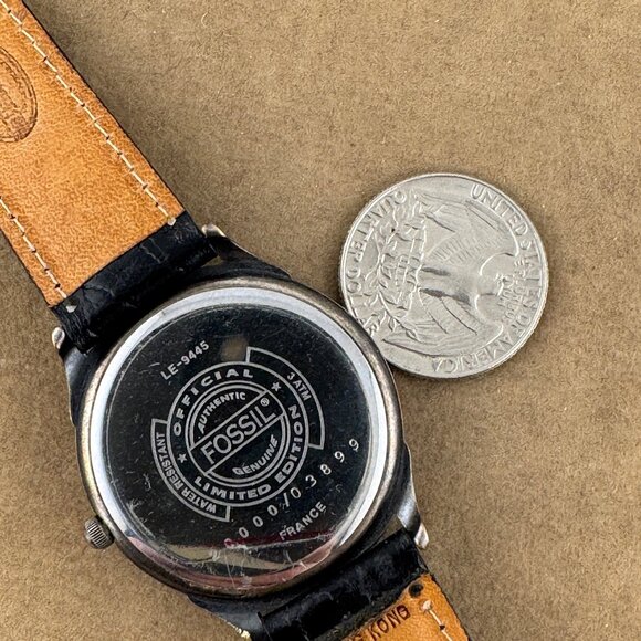 Limited Edition Statue of Liberty Fossil Quartz Wristwatch LE-9445 - Picture 9 of 9